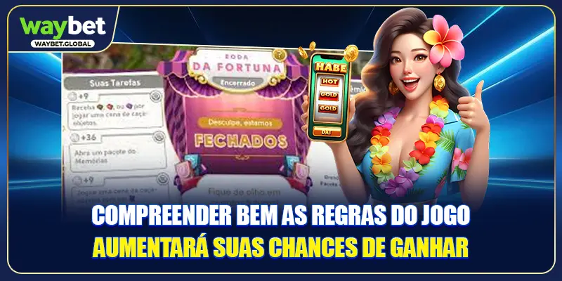 Compreender bem as regras do jogo aumentará suas chances de ganhar