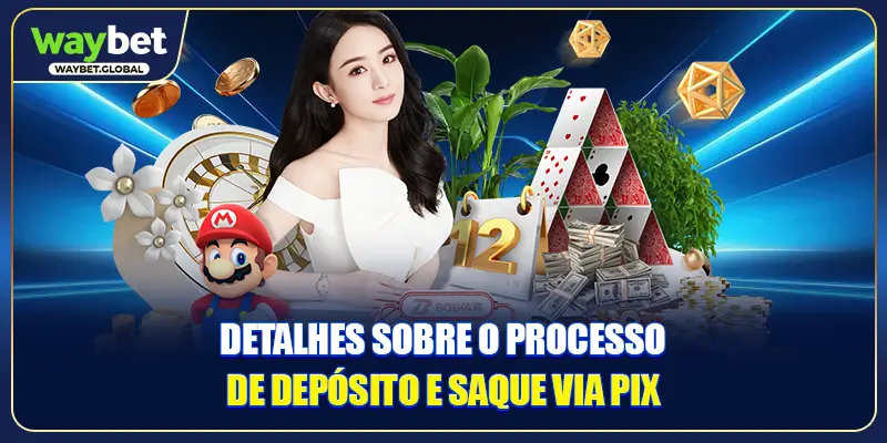 Detalhes sobre o processo de depósito e saque via PIX