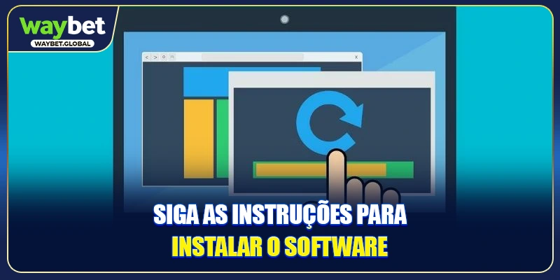 Siga as instruções para instalar o software