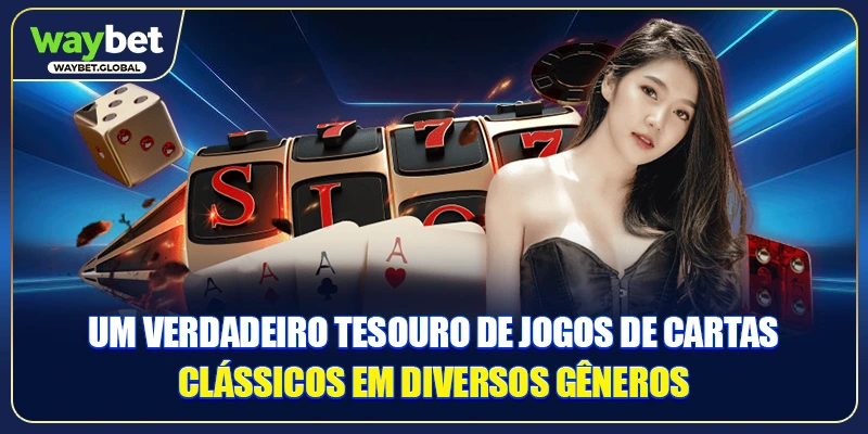 Um verdadeiro tesouro de jogos de cartas clássicos em diversos gêneros