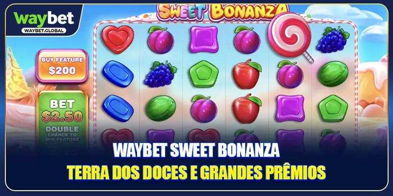 WAYBET Sweet Bonanza - Terra Dos Doces E Grandes Prêmios